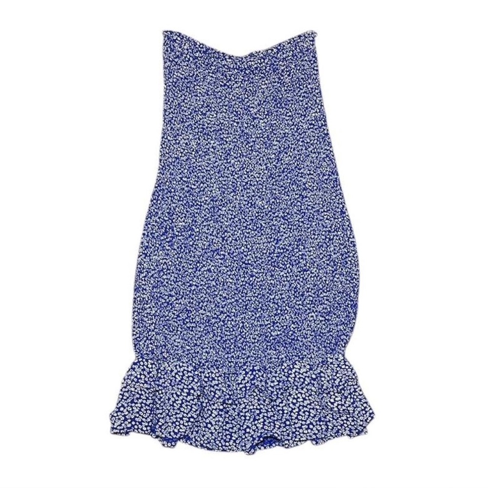 Blue and White American Eagle XXS bodycon mini dress